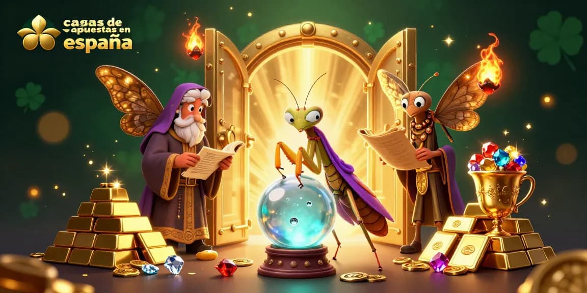 Maximiza tus apuestas en las mejores casas de apuestas en España con una escena vibrante de fortuna y emoción.