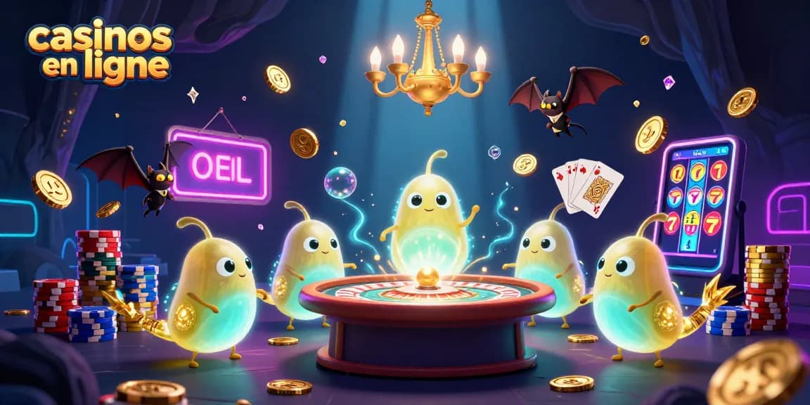 Voyez les casinos en ligne animés par des lucioles lumineuses, les cartes en main et des jetons éclatants.