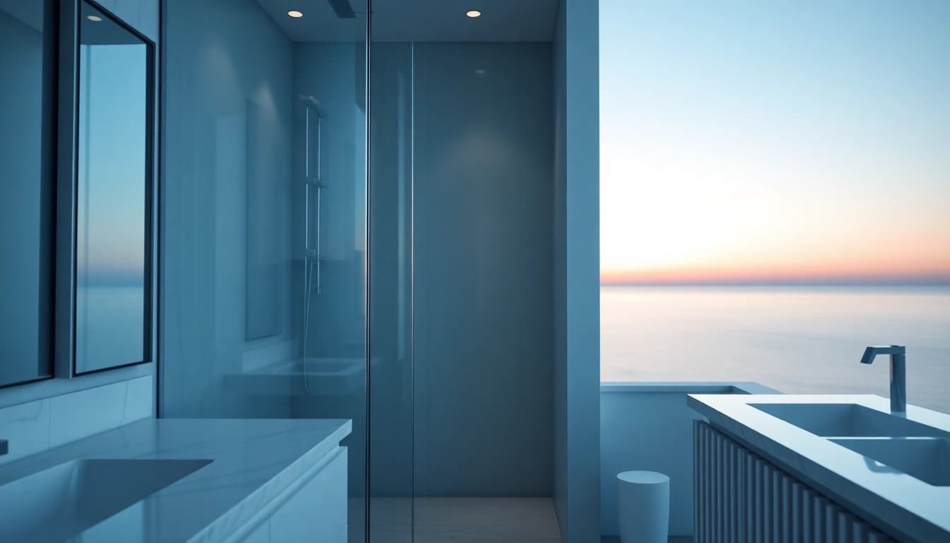 Sonni sanitär GmbH bietet elegante Badezimmerlösungen mit modernem Design und Qualität.