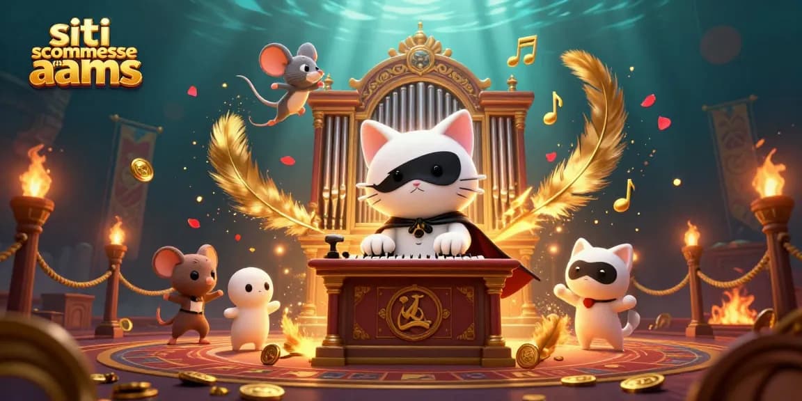 Scommetti nei siti scommesse non AAMS con un'illustrazione vivace e dettagliata dell'atmosfera del casinò