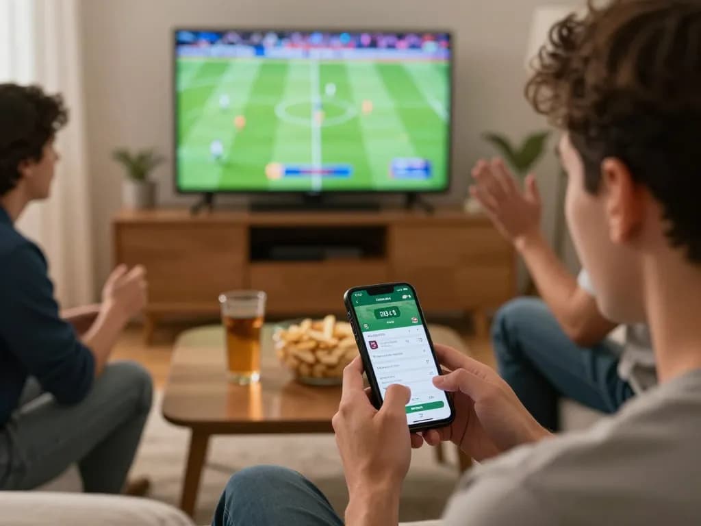 Cakhia app allows users to place bets while watching football matches at home with friends.