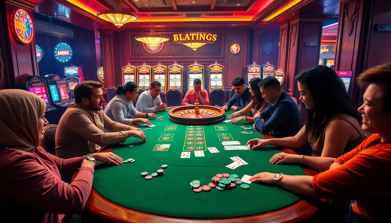 Engage in high-stakes poker action at https://j88.gives/ with thrilling gameplay and vibrant casino atmosphere.