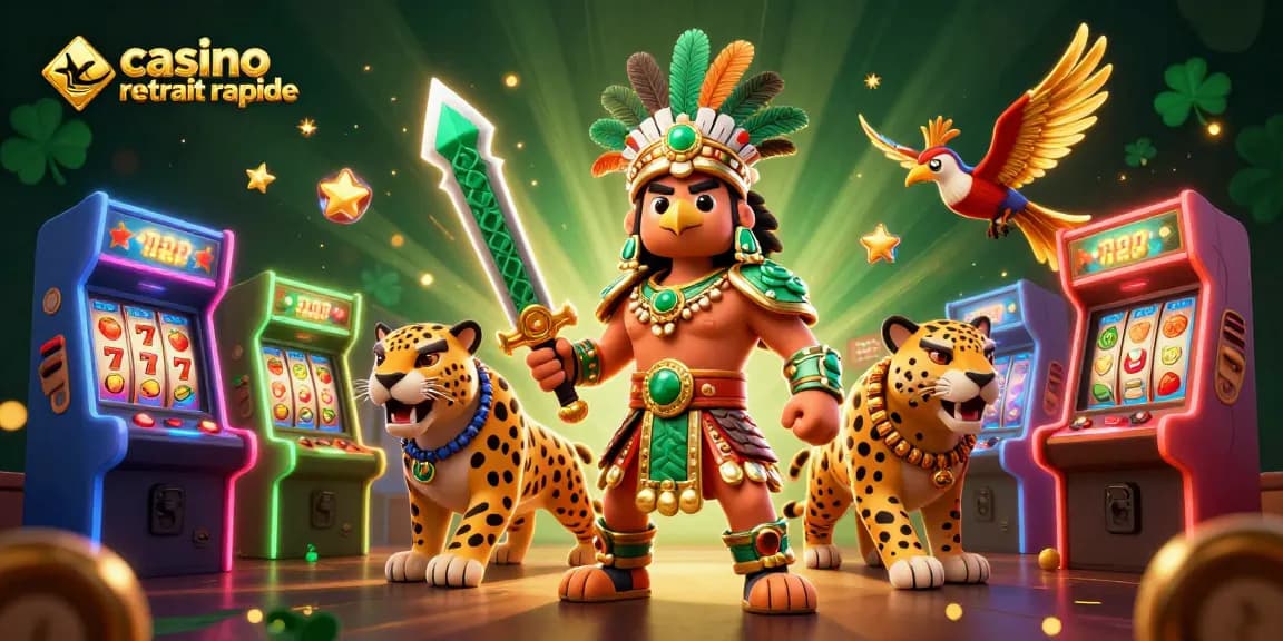Les joueurs gagnent avec casino retrait rapide grâce à des machines à sous étincelantes et des guerriers azteques.