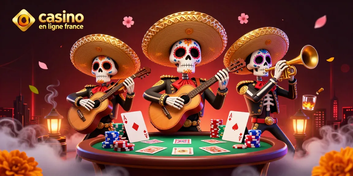 Jouez au casino en ligne France avec une expérience vibrante et colorée inspirée de la culture mexicaine.