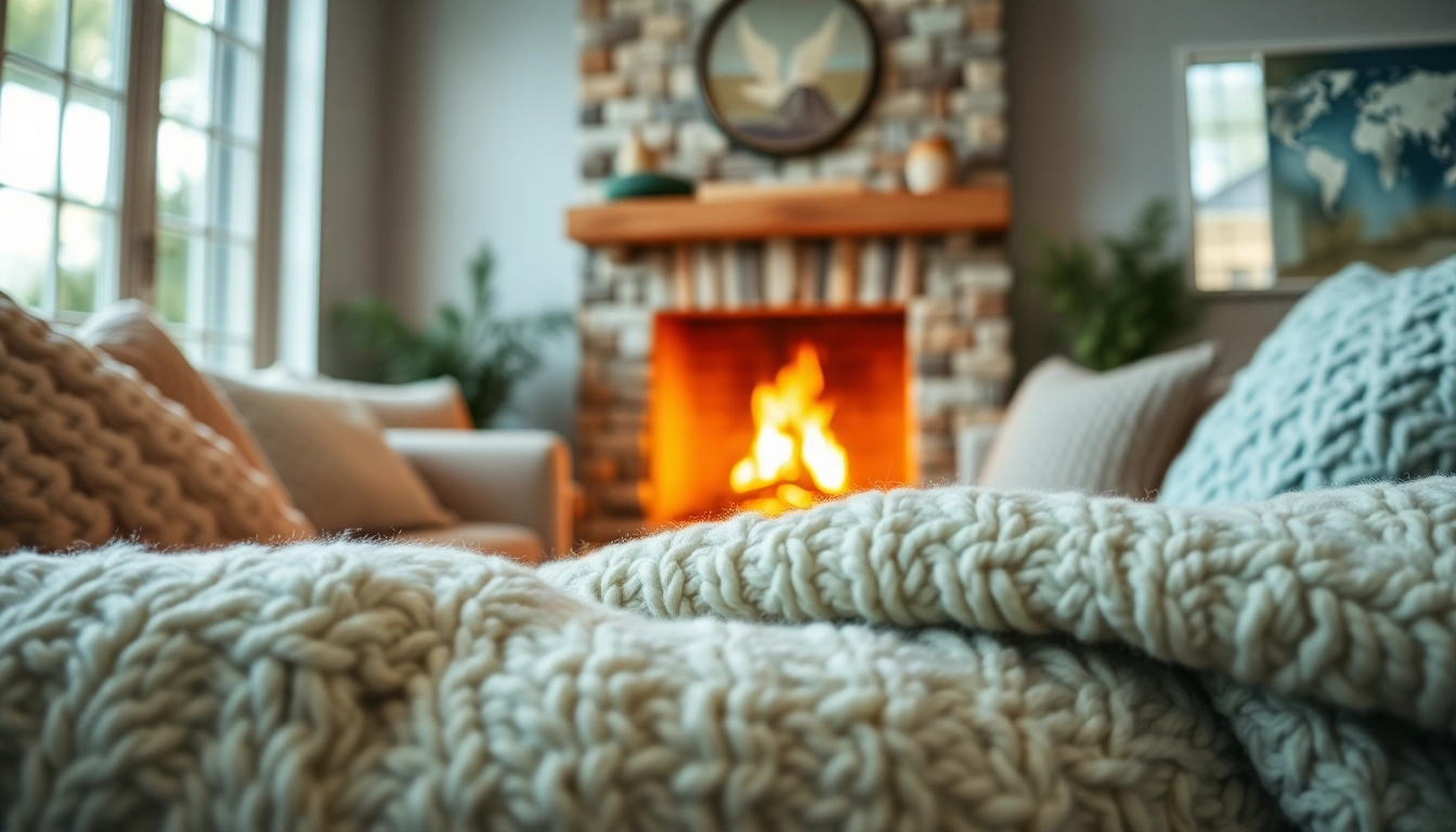 Voel de luxe fleece stof in een gezellige woonkamer met uitnodigende meubels en knusse sfeer.