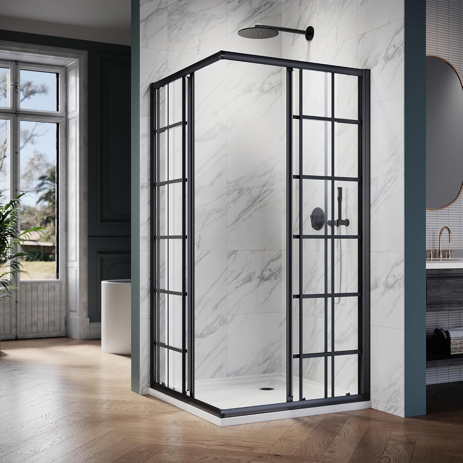 Elegant Showers | Discover How a sliding shower door Enhances Bathroom Elegance