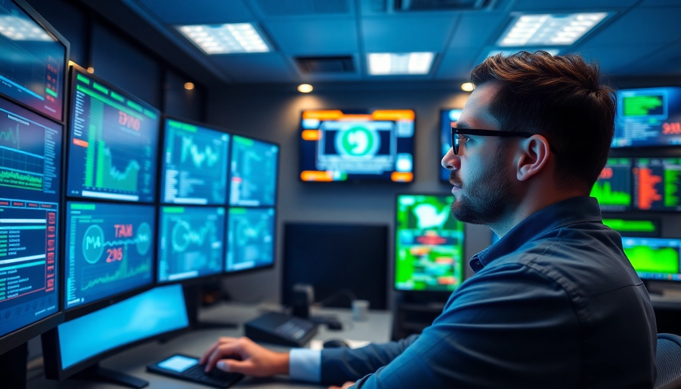 Monitoring managed cybersecurity services with professional oversight and advanced technology.