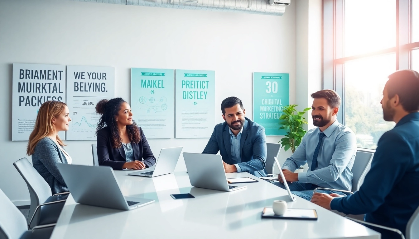 SEO Agency Clearwater discussing digital strategy in a modern office.
