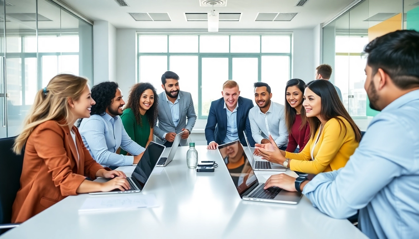 Boosting business visibility with effective google ads edmonton strategies in a vibrant office