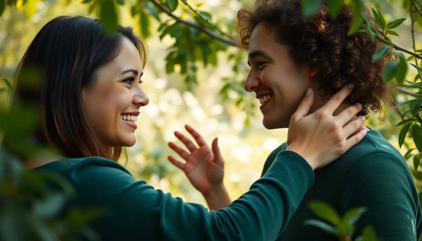 Enhancing health through personal coaching interaction in a serene outdoor setting.