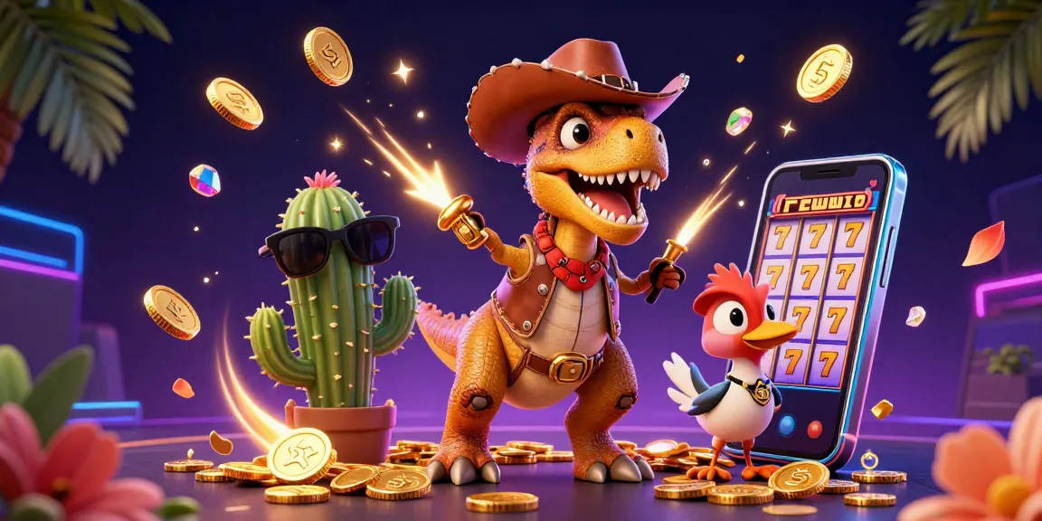 Janda4d menampilkan permainan slot yang mengasyikkan dengan dino cowboy dan karakter menarik lainnya.