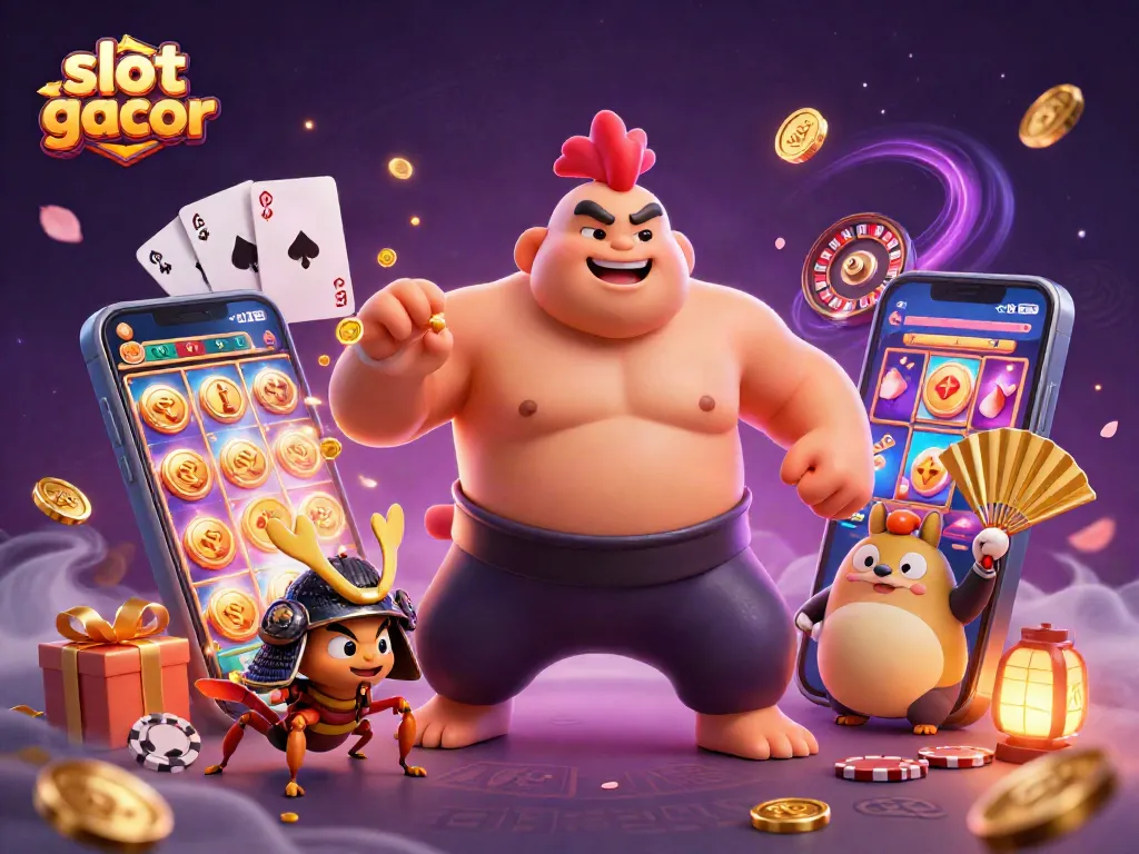 Experience the excitement of slot gacor with thrilling game elements and lively 3D characters.