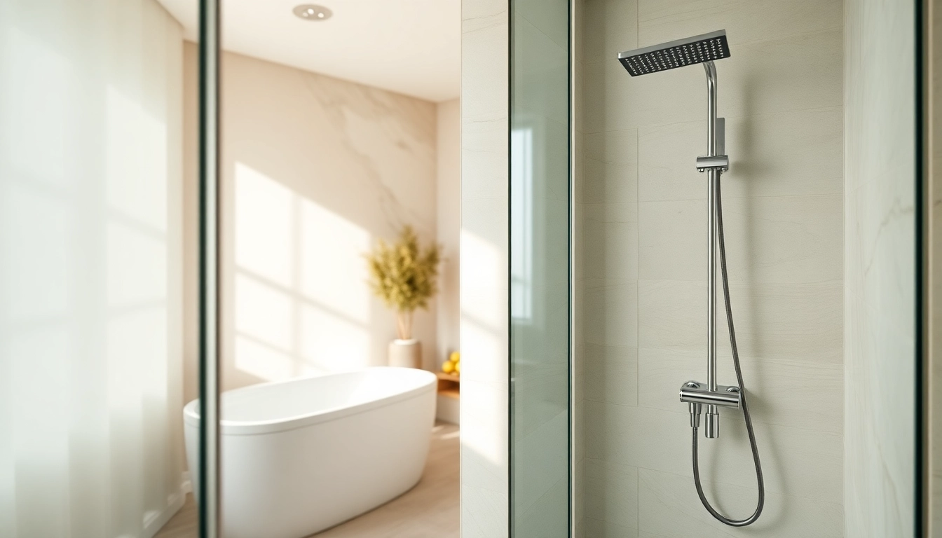 Experience elegant showers Australia with this stylish and modern bathroom design.