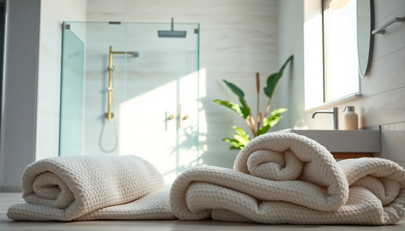 Elegant showers au in a beautifully designed modern bathroom showcasing glass fixtures.
