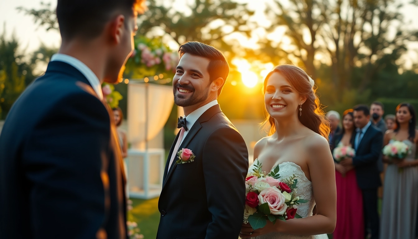Dynamic capture by an edmonton videographer showcasing a couple's wedding, surrounded by nature.