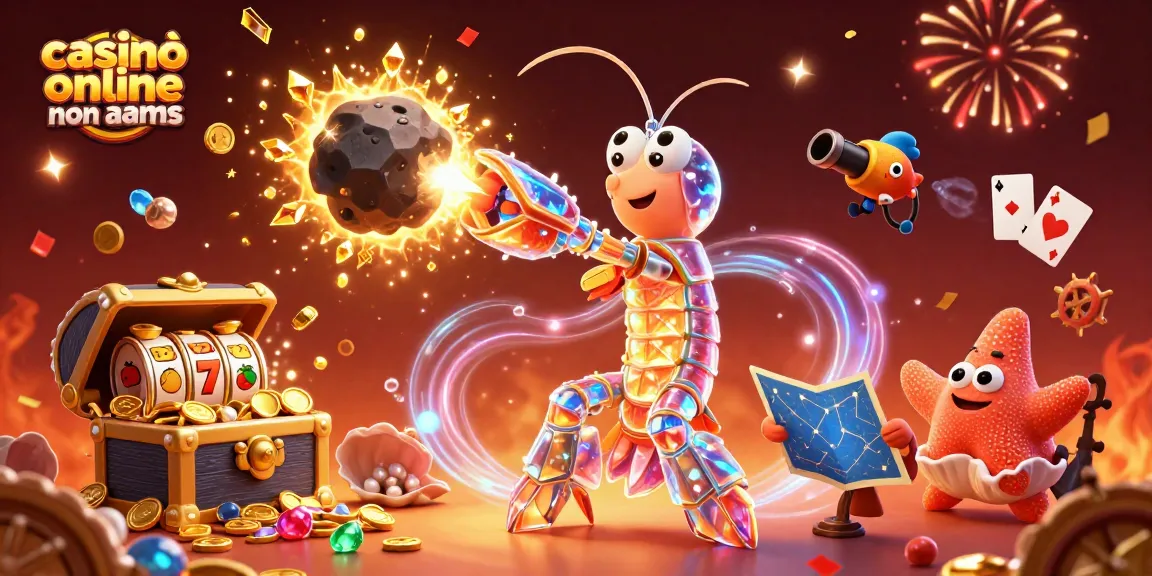 Gioca ai casinò online non AAMS e vinci oro mentre esplodi asteroidi con tasche piene di gemme.
