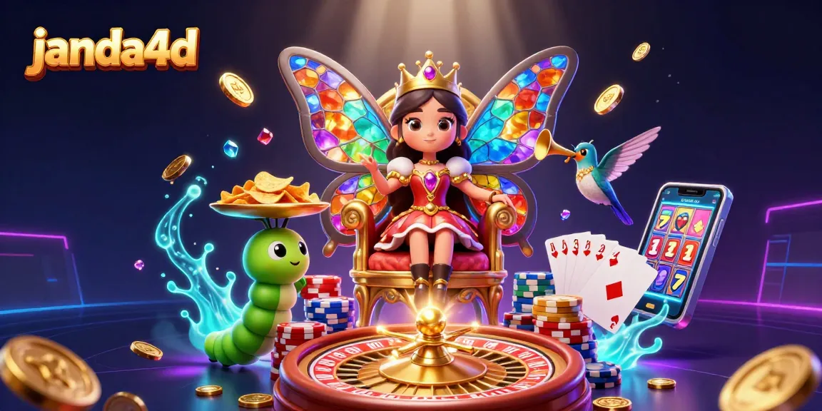 Mainkan slot gacor di janda4d dengan keseruan dari ratu kupu-kupu dan harta jackpot!