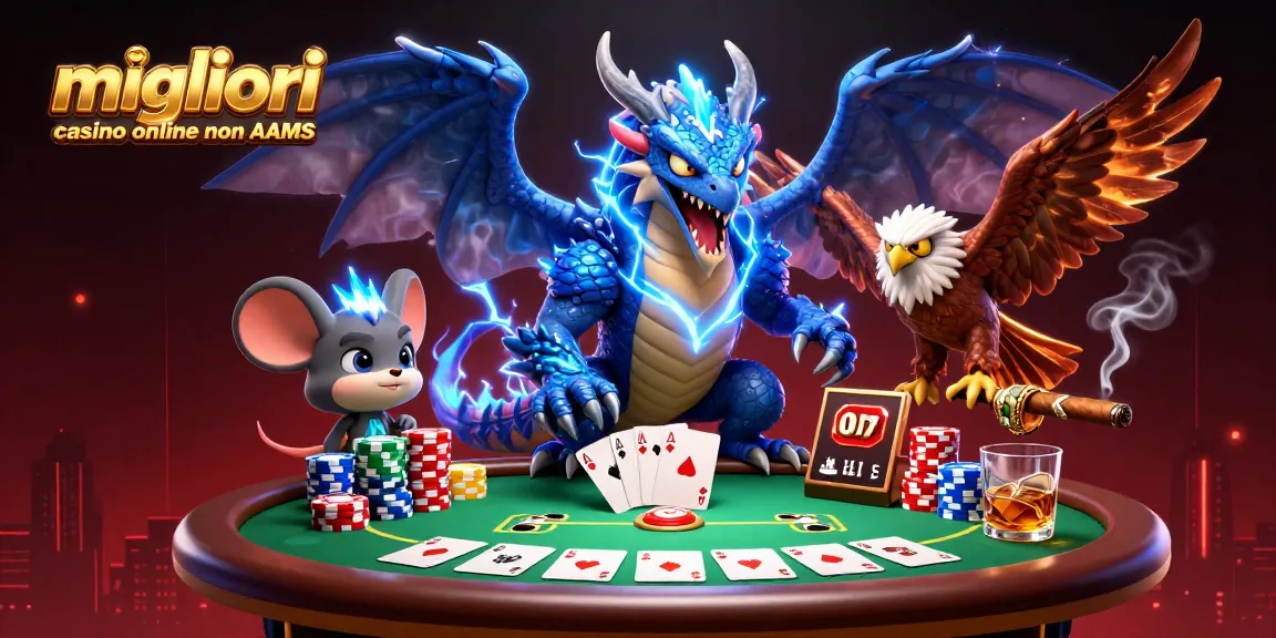 Gioca ai migliori casino online non AAMS con un drago fulminante e avventure epiche.