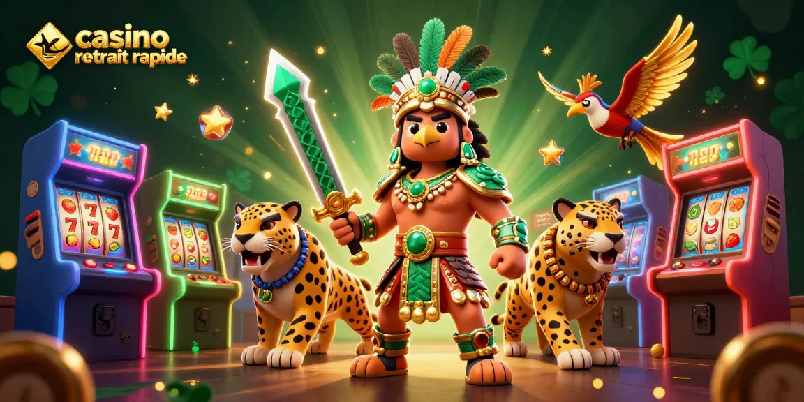 Les joueurs gagnent avec casino retrait rapide grâce à des machines à sous étincelantes et des guerriers azteques.