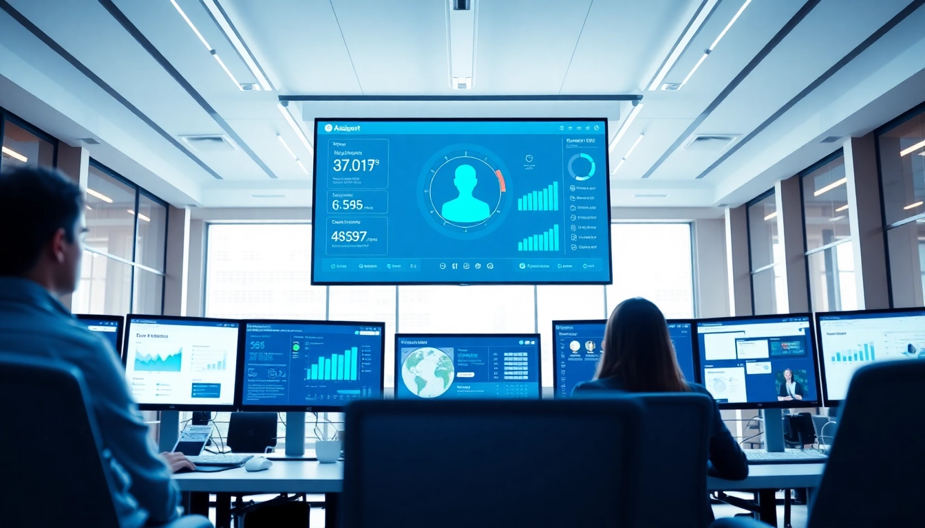 Utilize enterprise assistant saas in a modern digital workspace with high-tech features.