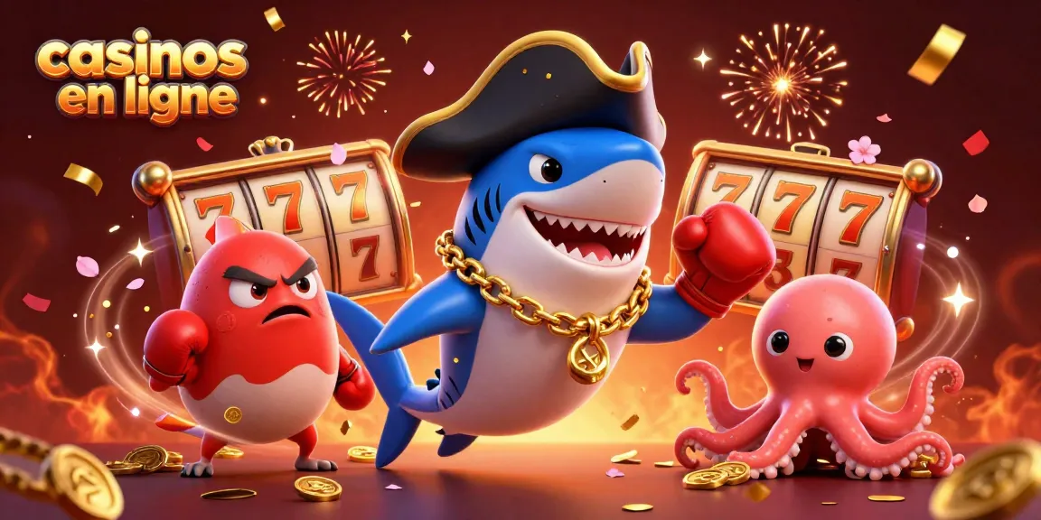 Les casinos en ligne offrent une aventure captivante avec un requin pirate 3D et ses amis imaginaires.