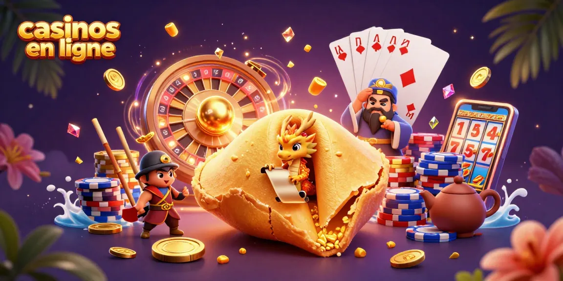 Admirez les casinos en ligne avec une scène dynamique de personnages colorés et des éléments de jeu éblouissants.
