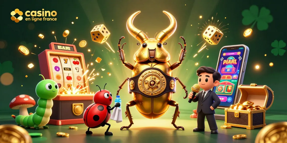 Explorez les symboles des jeux au casino en ligne France avec une illustration ludique.