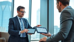 카드깡에 대해 논의하는 금융 상담 장면을 보여주며 전문적인 분위기를 전달합니다.