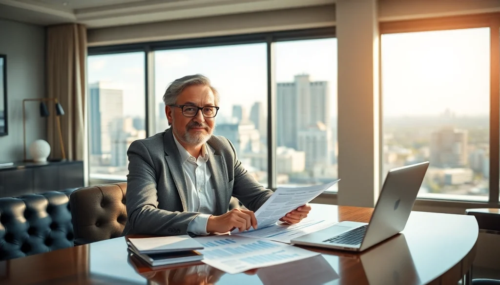 Engaging financial expert in San Antonio illustrating investment management strategies.