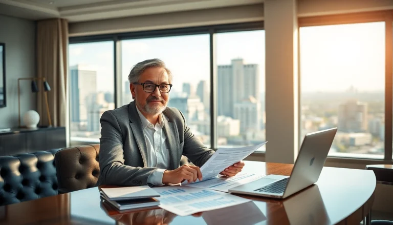 Engaging financial expert in San Antonio illustrating investment management strategies.