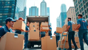 Best Toronto Movers showcasing teamwork and professionalism during a busy urban relocation.