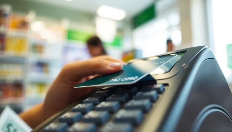 카드깡의 불법 현금화 과정을 강조하는 카드와 현금 이미지