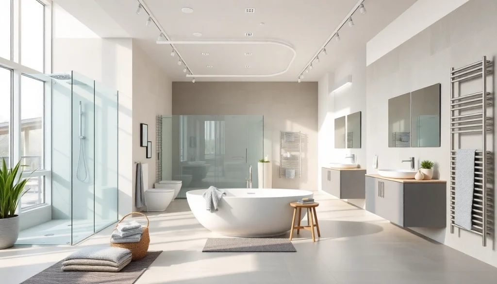 Erleben Sie hochwertige Produkte der sonni sanitär GmbH in einem modernen Badshowroom.