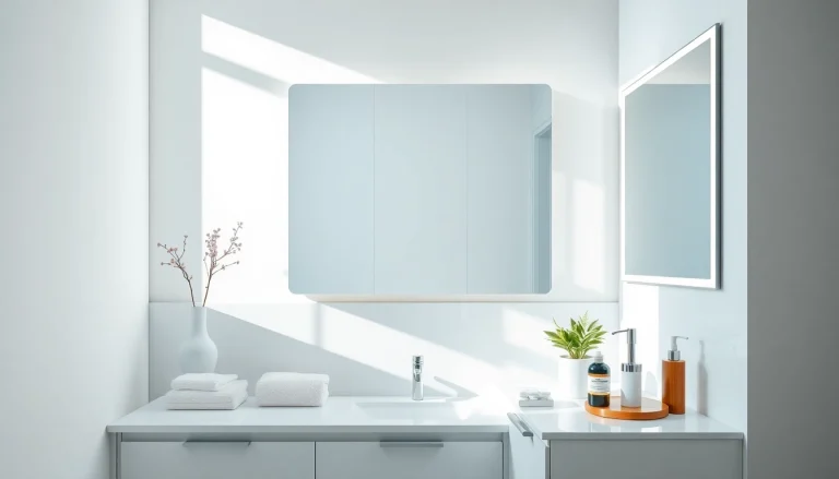 Verleihen Sie Ihrem Badezimmer mit einem spiegelschrank led einen modernen Akzent.