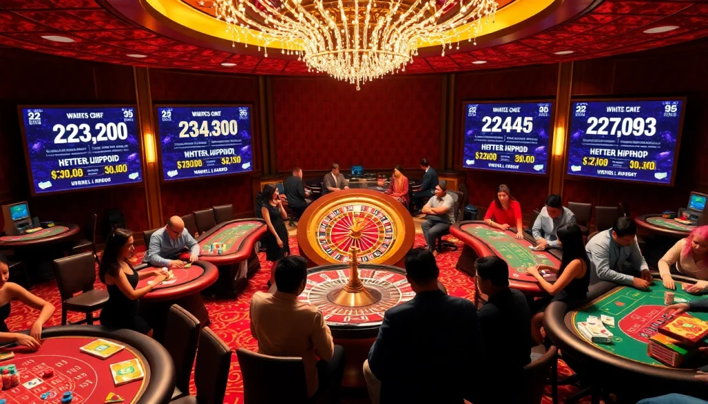 Experience the excitement of gambling at https://23win.hiphop/ with vibrant roulette and poker tables.