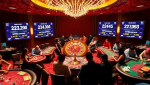 Experience the excitement of gambling at https://23win.hiphop/ with vibrant roulette and poker tables.