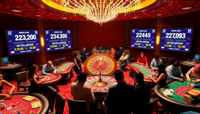 Experience the excitement of gambling at https://23win.hiphop/ with vibrant roulette and poker tables.