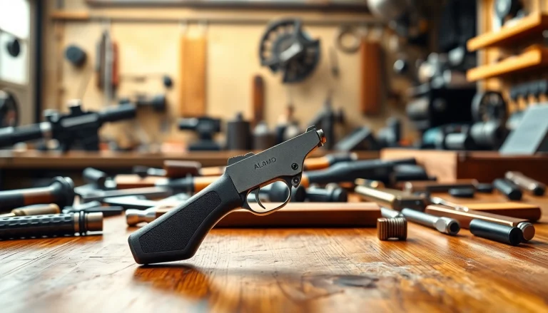 Shop the Alamo 15 trigger for sale, featuring a sleek design and high-quality build.