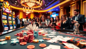 Engage in a thrilling casino experience at fly88.deal with vibrant games, exciting poker tables, and dazzling slot machines.