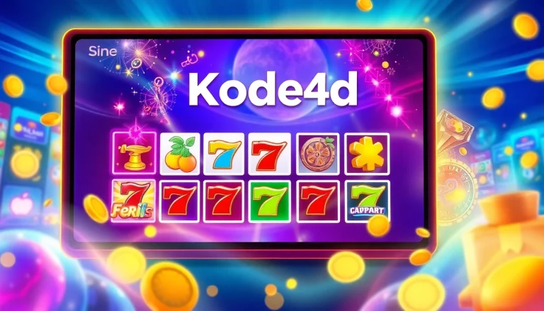Experience the thrill of Kode4d slot with vibrant graphics and engaging gameplay.