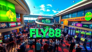 Casino and sports betting hub at fly88.deal, filled with excitement and vibrant activities.