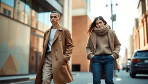 Comparative fashion analysis showing muji vs uniqlo styles in minimalistic design.