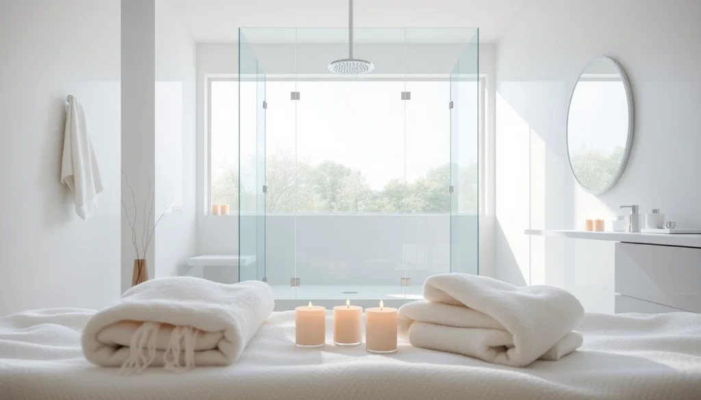 Revitalize your space with the modern sunny shower USA design featuring a spacious and inviting layout.