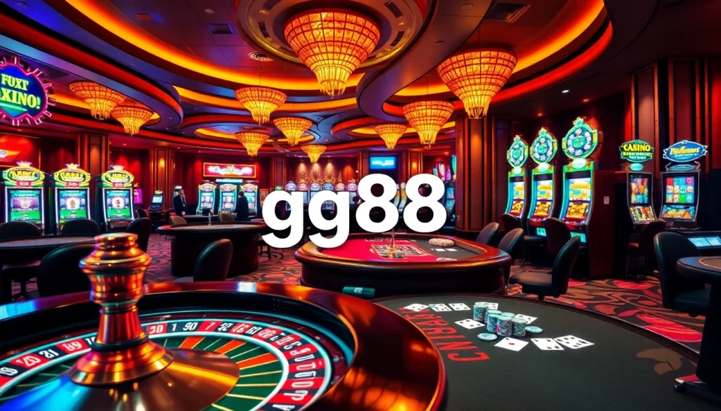 Experience vibrant gambling action with gg88 slot machines and poker excitement.