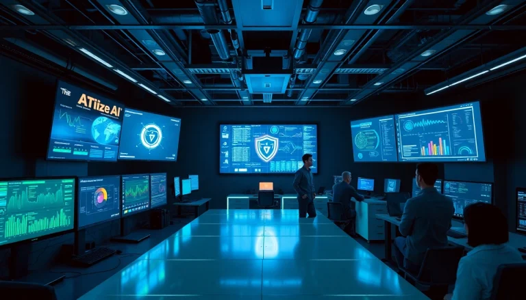 Cybersecurity AI monitoring lab with advanced tools and analytics.