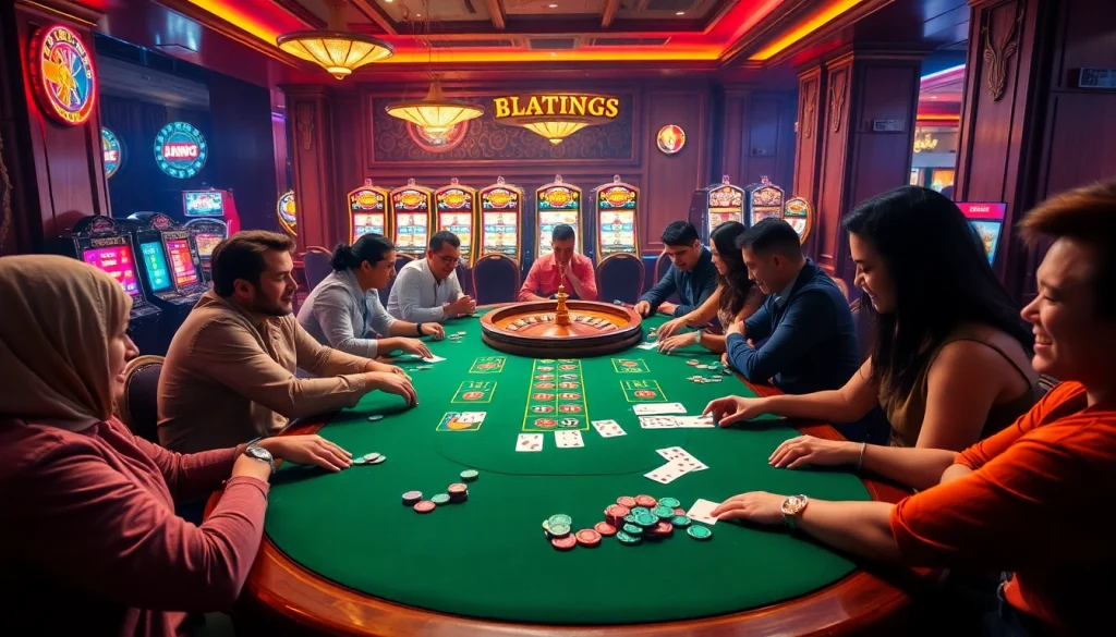 Engage in high-stakes poker action at https://j88.gives/ with thrilling gameplay and vibrant casino atmosphere.