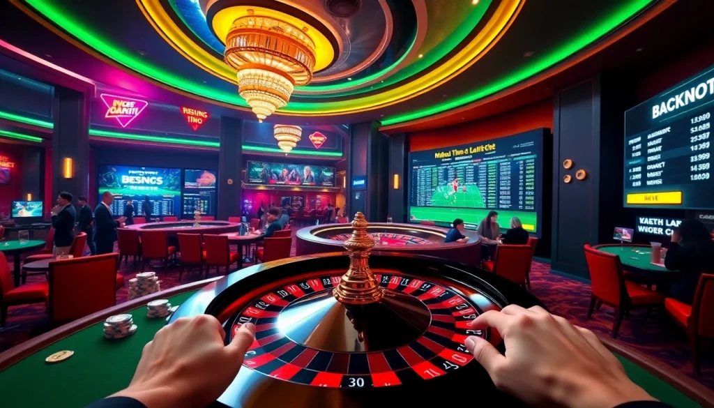 Engaging players experiencing intense betting action at Nhà cái U888 casino.