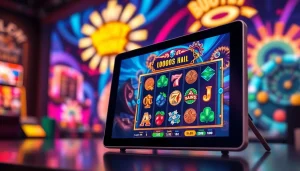 Menggambarkan slot deposit 1k dalam antarmuka permainan slot online yang menarik dan interaktif.