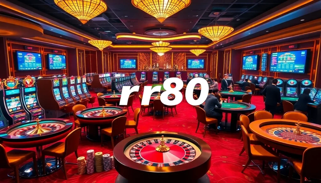 Experience the thrill of rr88 kjc as players engage in exciting casino games like poker and roulette.