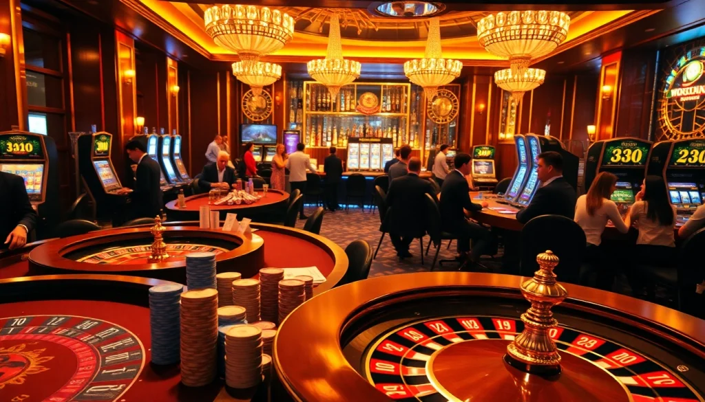 Experience high-stakes gaming excitement at https://mm88.today/ with vibrant casino atmosphere and luxury.